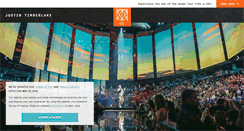 Desktop Screenshot of justintimberlake.com
